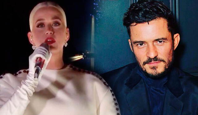 El actor se mostró orgulloso por la explosiva presentación de su pareja, la cantante Katy Perry. Foto: composición de Instagram