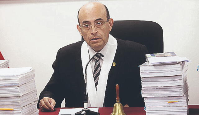 Alargue. Juez Zúñiga aceptó solicitud del fiscal Pérez. Foto: difusión