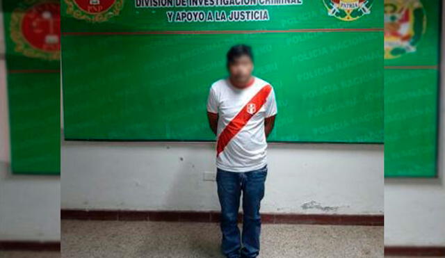 Hombre acusado del delito de violación sexual fue detenido. Foto: PNP