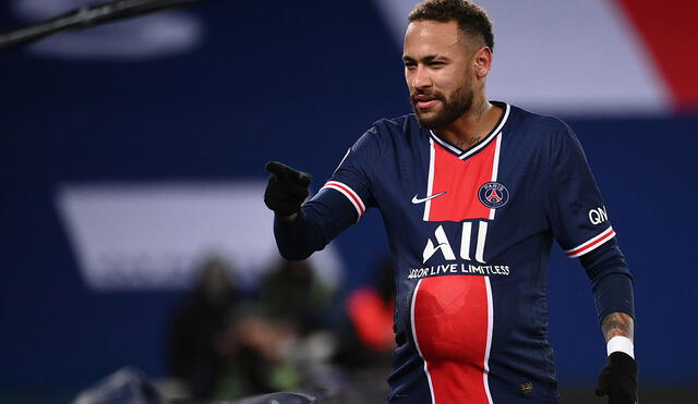 Neymar sumó su gol número 100 ante Montpellier por la Ligue 1. Foto: AFP
