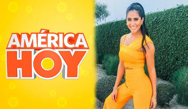 La ex chica reality asume la conducción de un programa por segunda vez en televisión. Foto: Instagram / América Hoy / Melissa Paredes