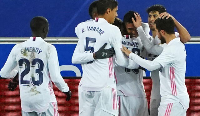 Real Madrid sumó 40 puntos y quedó a cuatro del líder; Atlético de Madrid. Foto: AFP