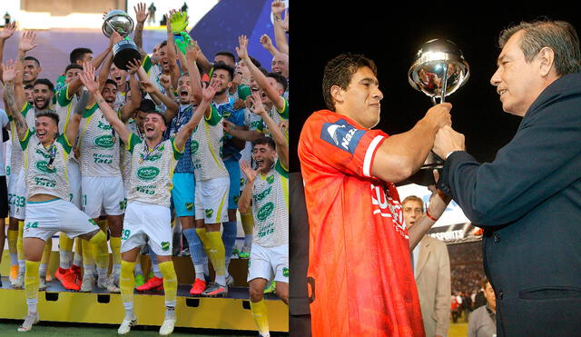 Defensa y Justicia y Cienciano ganaron la Copa Sudamericana sin haber campeónado en sus respectivos países. Foto: EFE / AFP