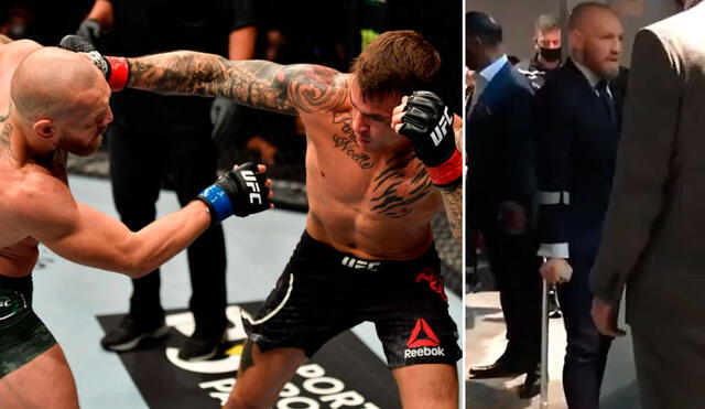 Conor McGregor sufrió su primera derrota por KO. Foto: captura/ESPN/UFC