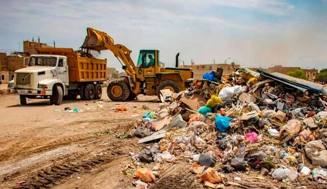 GORE Lambayeque apoyará en la erradicación de montículos de basura en Chiclayo. Foto: GORE Lambayeque.
