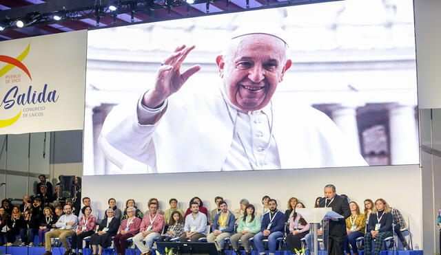 El papa Francisco expresó sus mejores deseos al Consejo Episcopal Latinoamericano durante un mensaje grabado. Foto: referencial/Europa Press