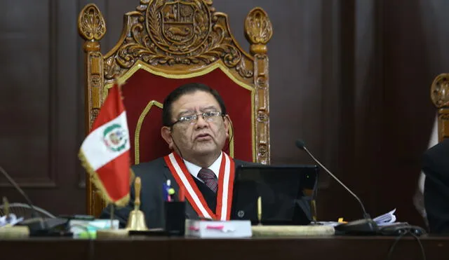 Salas asumió la presidencia del JNE el último noviembre. Foto: La República