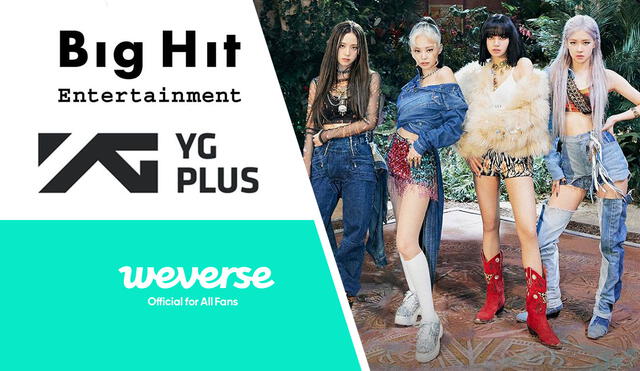 Publicación de YG abre la posibilidad de que sus artistas adopten una nueva app para comunicarse con sus fans. Foto: composición LR
