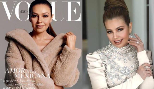 Thalía sorprende a sus fans con portada. Foto: Vogue, Instagram, Thalía, Instagram