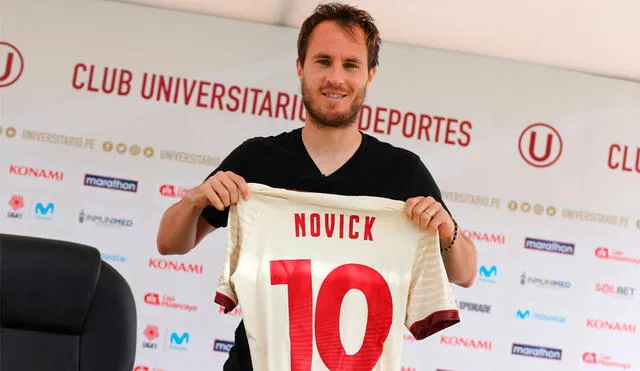 Hernán Novick utilizará el dorsal '10' en Universitario de Deportes. Foto: Universitario