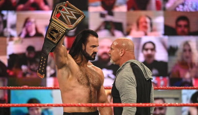 Drew McIntyre luchará con Goldberg en el WWE Royal Rumble 2021. Foto: WWE