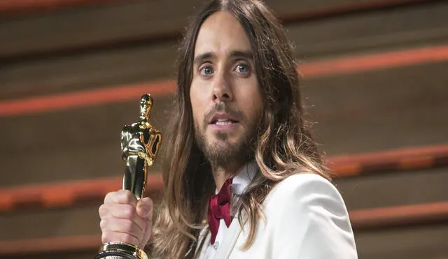 Jared Leto señala que nadie le da razón sobre el paradero de su premio Oscar. Foto AFP