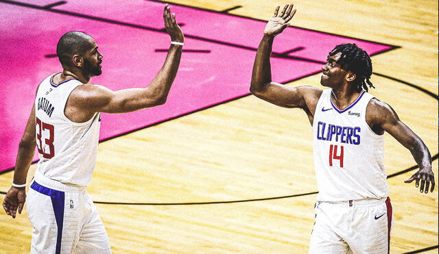 Los Angeles Clippers sumaron una importante victoria de visita sin sus máxima estrellas en la NBA. Foto: Twitter