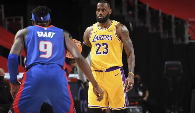 Los Angeles perdieron por segunda vez en la semana en la NBA. Foto: AFP