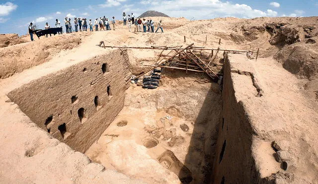 Cámara funeraria fue encontrada en el sitio arqueológico Mata Indio. Foto: Archivo La República