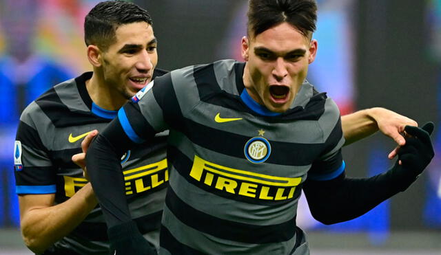 Inter derrotó a Benevento por la fecha 20 de la Serie A italiana. Foto: AFP