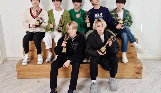 El septeto BTS arrasó con los Seoul Music Awards 2021. Foto: Big Hit