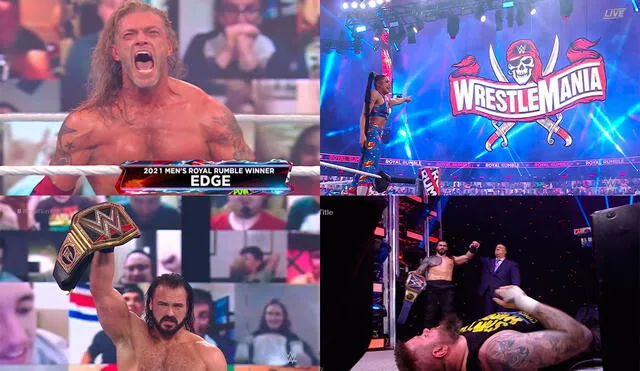 Royal Rumble 2021, el primer camino hacia WrestleMania 37, terminó con muchas sorpresas. Foto: WWE