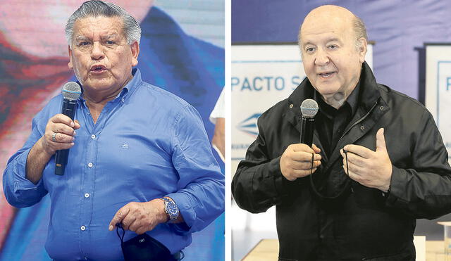 En carrera. César Acuña (APP) y Hernando de Soto (Avanza País) aún son candidatos. Foto: composición/La República