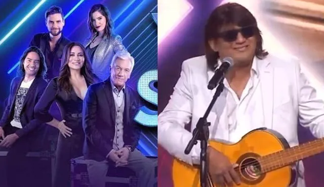 Imitador peruano de José Feliciano en el escenario de Yo soy Chile. Foto: Chilevisión