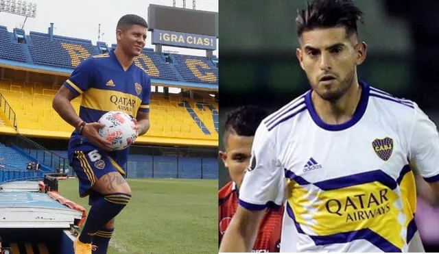 Zambrano y Rojo serán compañeros en Boca Juniors. Foto: Boca Juniors