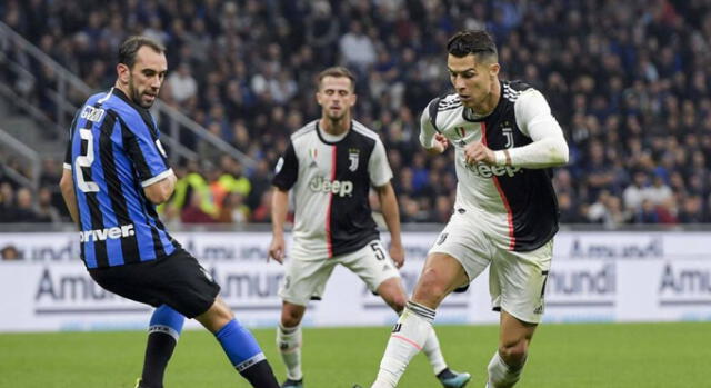 Juventus vs Inter juegan desde las 2.45 de este martes 2 de febrero. Foto: EFE