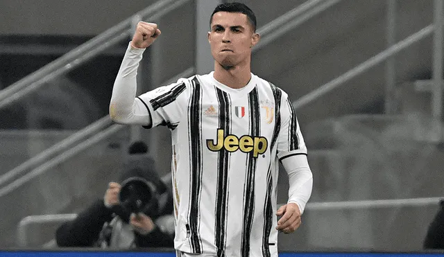 Cristiano Ronaldo llegó a los 763 goles luego de anotar un doblete ante el Inter de Milán. Foto: AFP