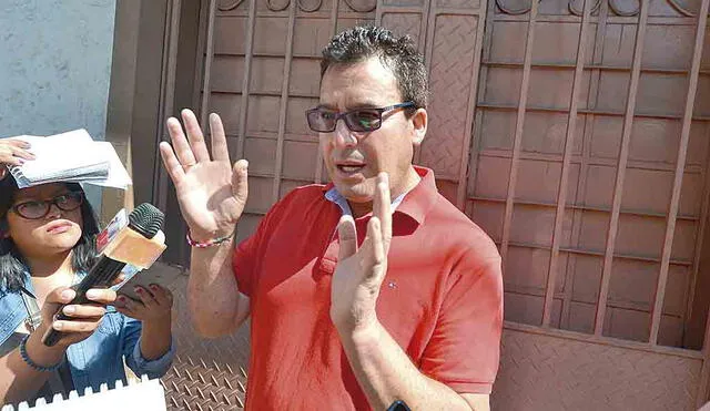 El más conocido y polémico. Martínez reportó dos sentencias judiciales en hoja de vida. Foto: La República