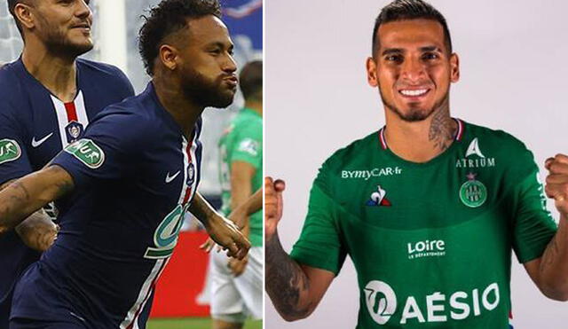 Neymar y Trauco se han enfrentando a nivel de clubes y selección. Foto: composición/EFE-Saint Étienne