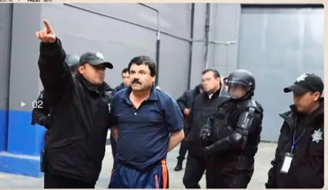Joaquín “El Chapo” Guzmán en el penal mexicano del Altiplano, donde reingresó tras su última captura después de dos fugas. Foto: Latinus