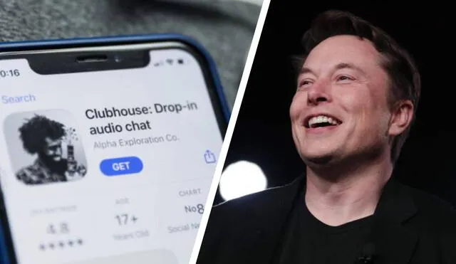 La conversación entre Elon Musk y el CEO de la app tras el escándalo de Gamestop hizo que Clubhouse sea la nueva red social de moda. Foto: Engadget/Forbes