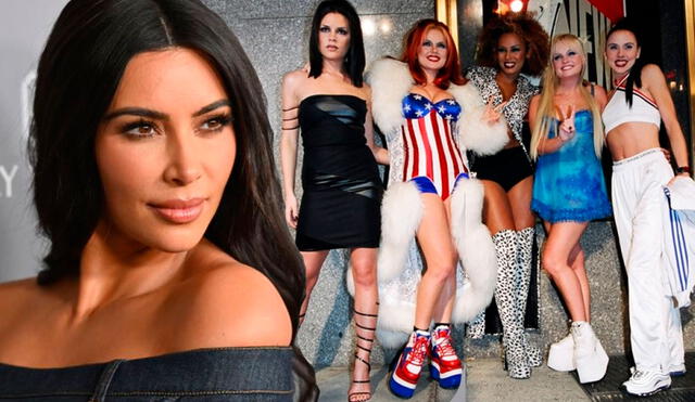 De aceptar la invitación, Kim Kardashian podría reemplazar a Victoria Beckham. Foto: Kim Kardashian/Spice Girls/Instagram fans