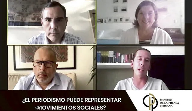 Discusión. Debatieron Gonzalo Zegarra, Rosa María Palacios y Hugo Coya. Moderó Rodrigo Salazar.