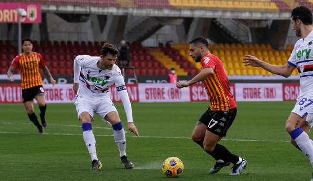 Benevento enfrenta a Sampdoria por la Serie A. Foto: EFE