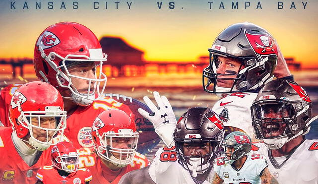El Super Bowl 2021 entre Chiefs y Buccaneers inicia a las 6.30 p. m. (hora peruana). Foto: NFL/Twitter