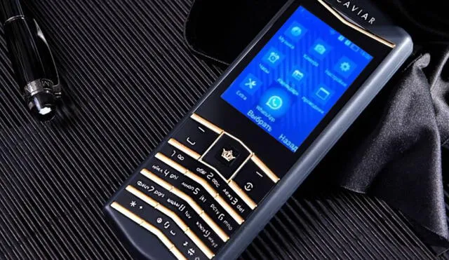 Este nuevo teléfono cuenta con una versión de Android completamente operable desde el teclado, similar a los de algunos Nokia antiguos. Foto: Caviar, composición