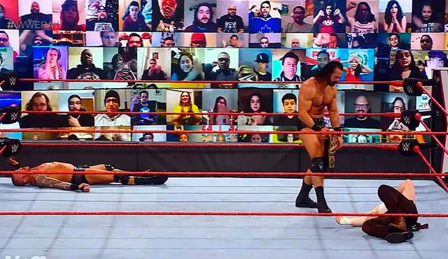 Drew McIntyre terminó la edición 1.446 de Raw dejando tendidos a Randy Orton y Sheamus. Foto: WWE