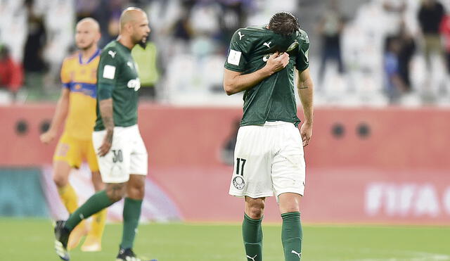 Decepción. Palmeiras cayó ante Tigres de México y jugará por el tercer puesto, este jueves, ante el Al Ahly de Egipto en el Estadio Qatar Foundation. Foto: difusión