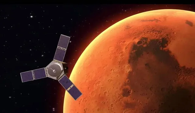Sonda "Esperanza" llega a Marte. Foto: Difusión