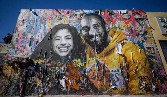 En enero pasado se cumplió un año del fallecimiento de Kobe Bryant y su hija Gianna. Foto: AFP