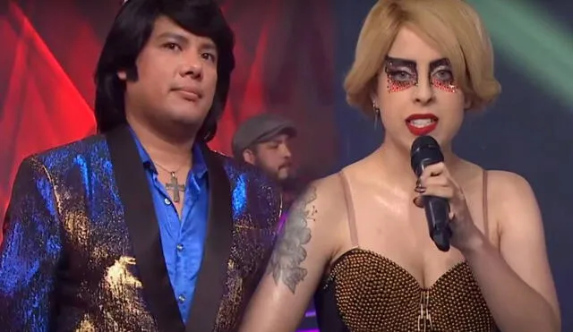 'Sandro' y 'Lady Gaga' regalaron espectaculares presentaciones. Foto: captura Latina