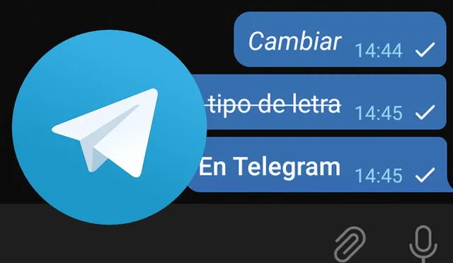 Negrita, cursiva y monoespaciado en Telegram. Foto: composición LR