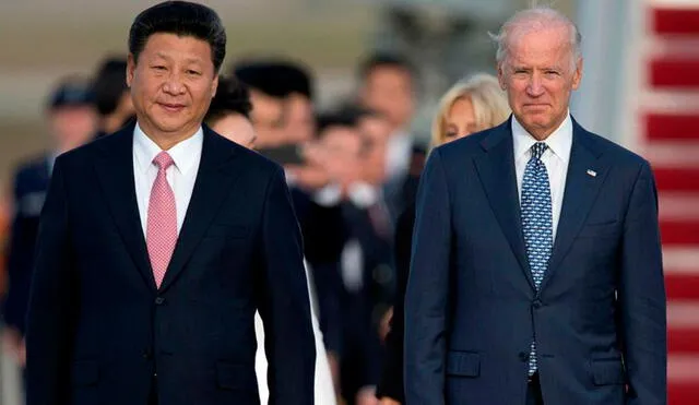 Xi le advirtió a Biden que “un enfrentamiento” continuado entre ambas potencias “será sin duda una catástrofe para los dos países y para el mundo”. Foto: AFP