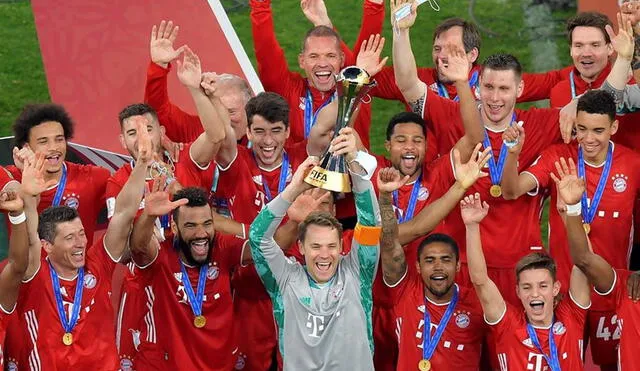 Bayern Múnich levanta el último título que le faltaba conquistar en la temporada. Foto: EFE
