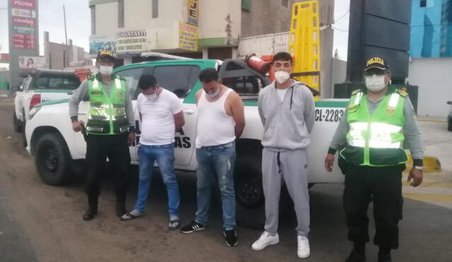 Los intervenidos se dirigían de Lima a la ciudad de Arequipa. Foto: PNP