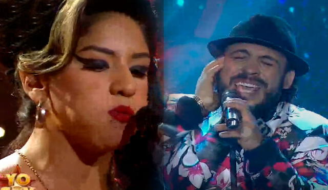 La imitadora de Amy Winehouse regresa y empató con 'Juan Luis Guerra'. Foto: captura Yo soy / Latina