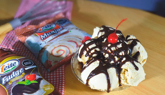 La empresa Leitecorp sorprende con sus deliciosos helados artesanales en esta cuarentena. Foto: Difusión