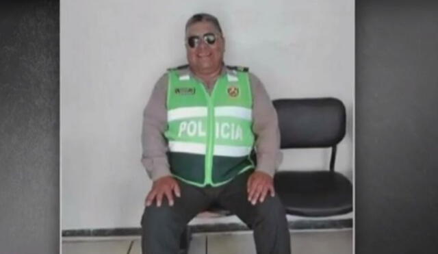El agente José Chichón no pudo ser atendido debido a la falta de camas UCI en el Hospital de la Policía. Foto: captura de América