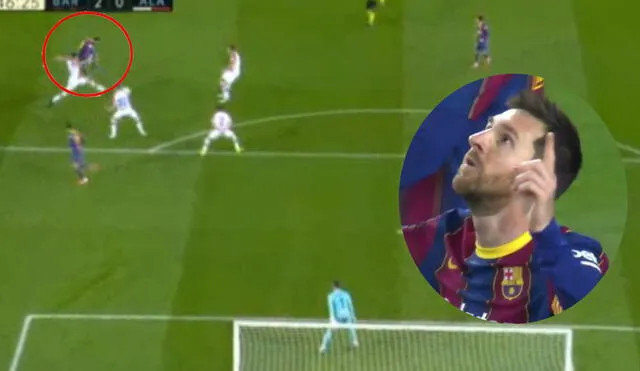 Lionel Messi es el segundo goleador de la temporada de LaLiga. después de Luis Suárez. Foto: captura de Youtube