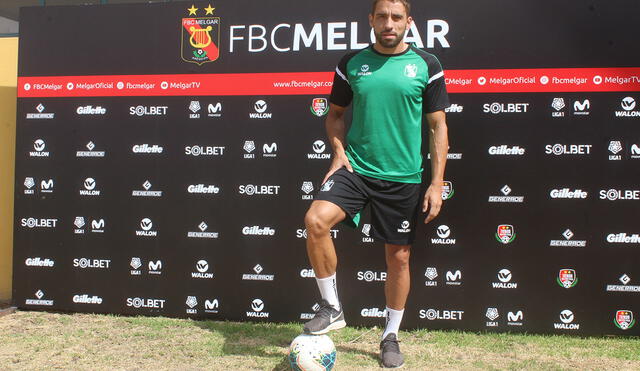 Bordacahar dio declaraciones tras varias semanas de entrenamientos con el FBC Melgar Foto: Club Melgar